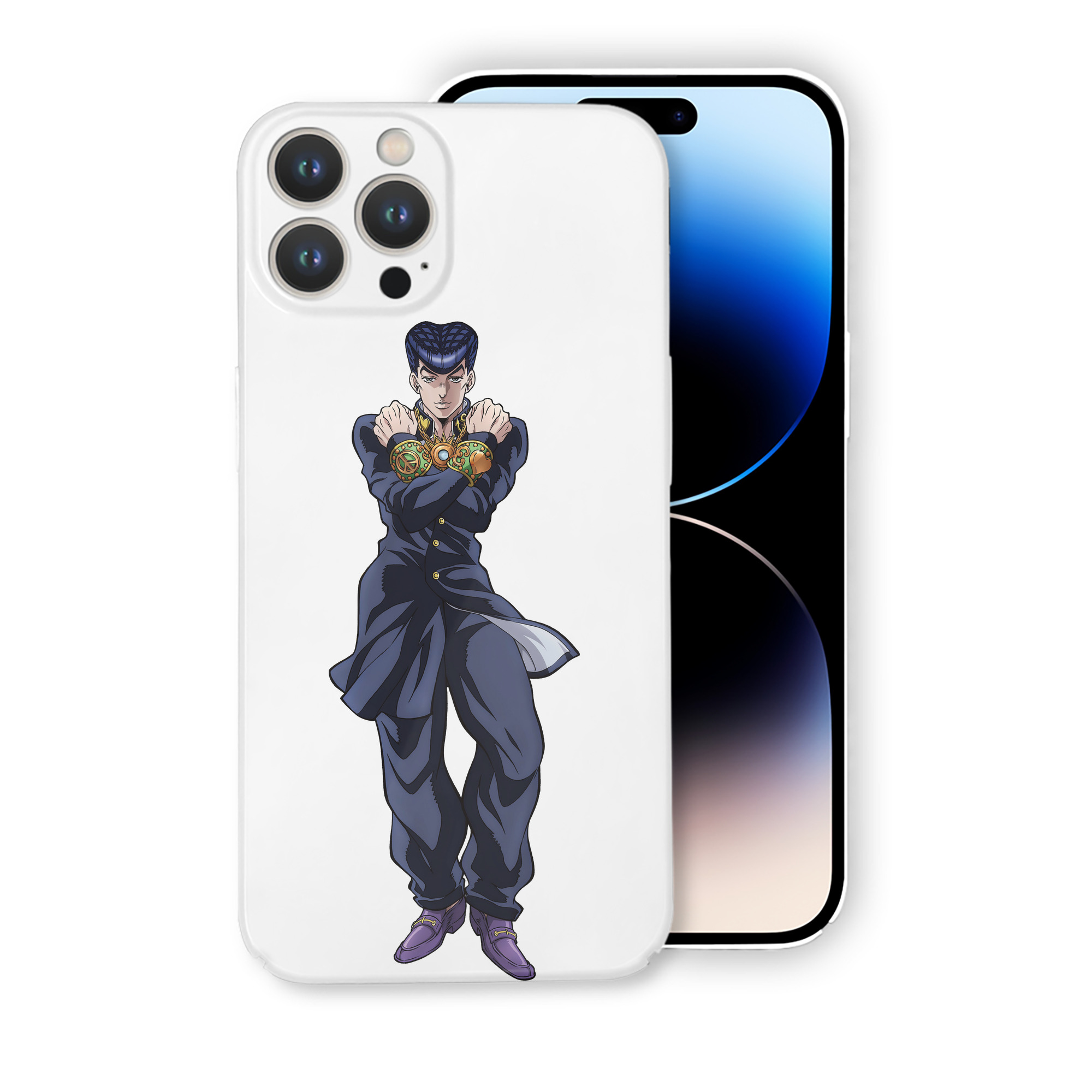 （画像用） ジョジョの奇妙な冒険 ひがしかた じょうすけ JoJo's Bizarre Adventure Higashikata Josuke 【iPhone 14シリーズ対応】ハードケース